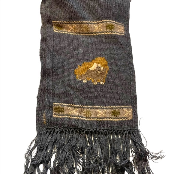 Qiviuk Merino wool Handknit Luxury Peru Lamb scarf Was 299$ USD Winter - Picture 6 of 8